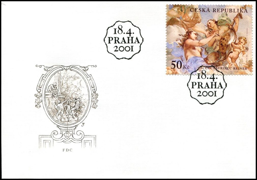 (2001) FDC 289 - České barokní umění