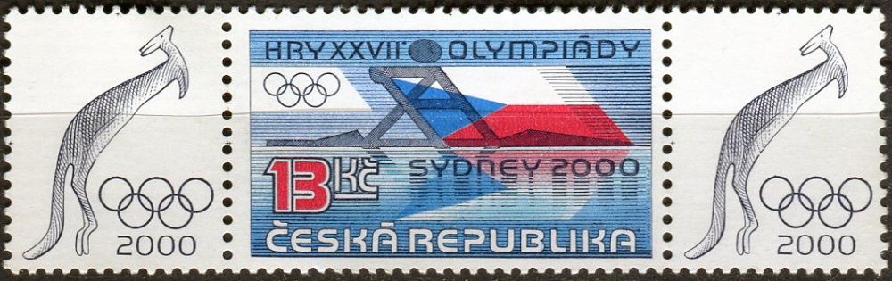 Česká pošta (2000) č. 268 ** (K+1+K)- Česká republika - XXVII. OH v Sydney