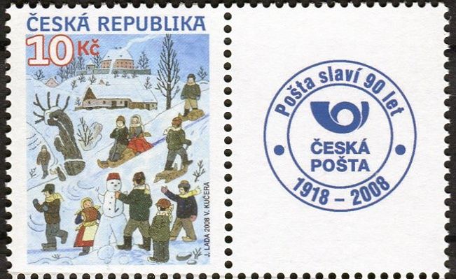 (2008) č. 583 ** - Česká republika - Děti v zimě K1P