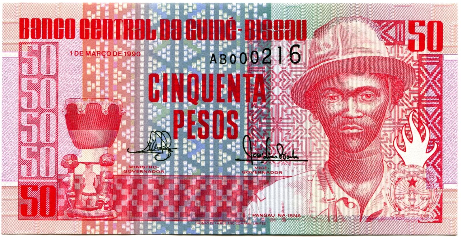 Guinea-Bissau (P 10) 50 PESOS (1990) - UNC