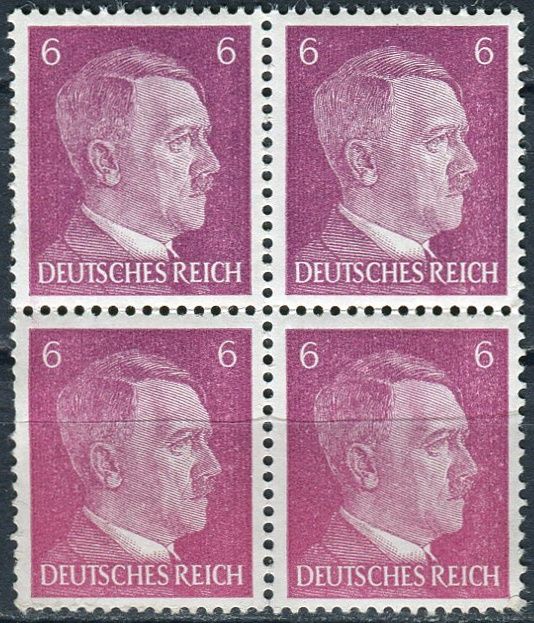 (1941) MiNr. 785 ** - Deutsches Reich - 4-bl - Adolf Hitler