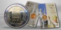 (2011) - 2 € - San Marino - Svatý otec Benedikt XVI. pastorační návštěva San Marina (UNC)