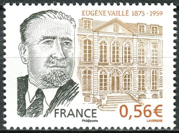 (2009) MiNr. 4753 ** - Francie - 50. výročí úmrtí Eugene Vaillé - zakladatel francouzského Poštovního muzea