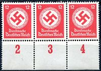 (1944) MiNr. D 172 ** 3-pá + poč. - Deutsches Reich - Služební známka