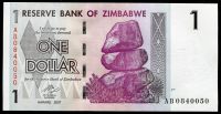 Zimbabwe - (P 65) 1 dollar (2007) - UNC | www.tgw.cz