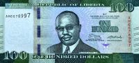 Libérie - (P 35b) 100 Dollars - (2017) - UNC