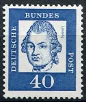 (1961) MiNr. 355y ** - Německo - Důležití Němci