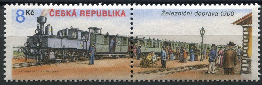 (2000) č. 254 ** (K) - Česká republika - Železnice roku 1900