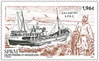 (2024) MiNr. ** - Saint Pierre a Miquelon - loď Galantry