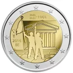 (2018) - 2 € - Belgie - Studentské nepokoje 1968