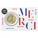(2020) Francie - 2 € - Merci - lékařský výzkum (mincovní karta)