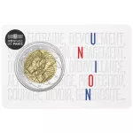 (2020) Francie - 2 € - Union - lékařský výzkum (mincovní karta)