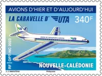 (2023) MiNr. ** - Nová Kaledonie - Letadlo UTA Caravelle