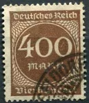 (1923) MiNr. 271 - O - Deutsches Reich - 400 Marek - čísla v kruhu