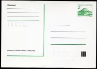 (1992) CDV 239 ** - 2 Kčs (zelená) - Hora Říp