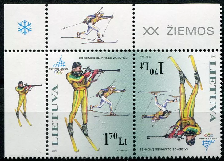 (2006) MiNr. 894 **, sp - Litva - ZOH Turín