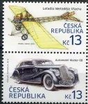  (2015) č. 838 - 839 ** - Česká republika - historické auto + letadlo (3)