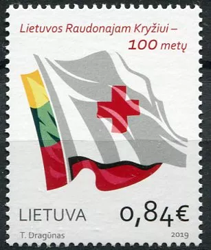 (2019) MiNr. 1313 ** - Litva - Červený kříž