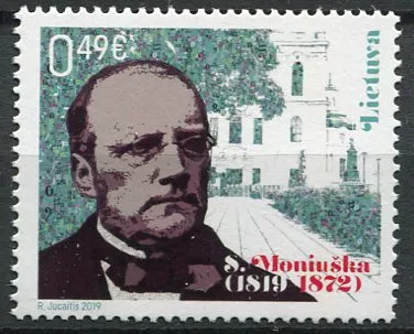 (2019) MiNr. 1315 ** - Litva - Stanislaw Moniuszko, hudební skladatel