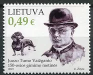 (2019) MiNr. 1316 ** - Litva - Juozas Tumas-Vaižgantas