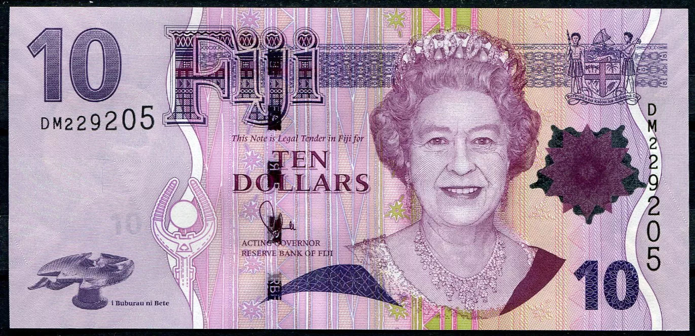 Fiji (P 111b) - 5 dollars (2011) - UNC