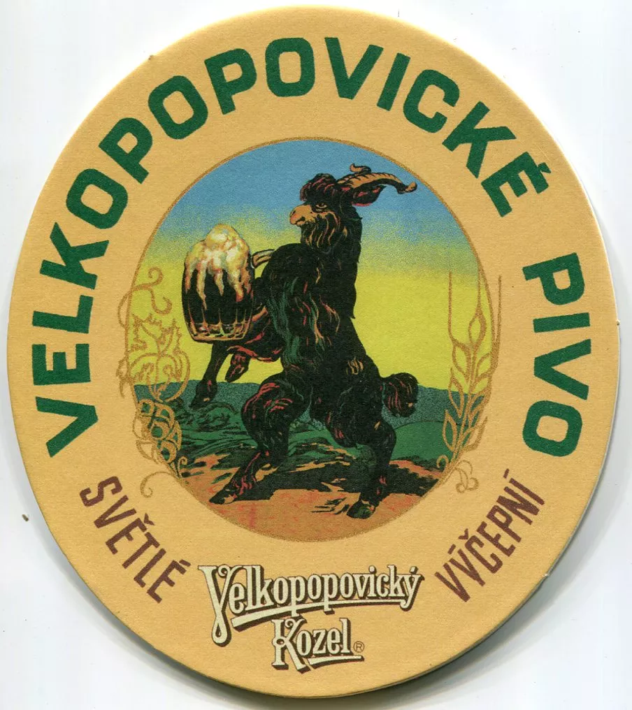 Velké Popovice - Velkopopovický kozel - Světlé výčepní - ALKOHOL ZA VOLANT NEPATŘÍ