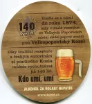 Velké Popovice - Velkopopovický kozel - Světlý - ALKOHOL ZA VOLANT NEPATŘÍ