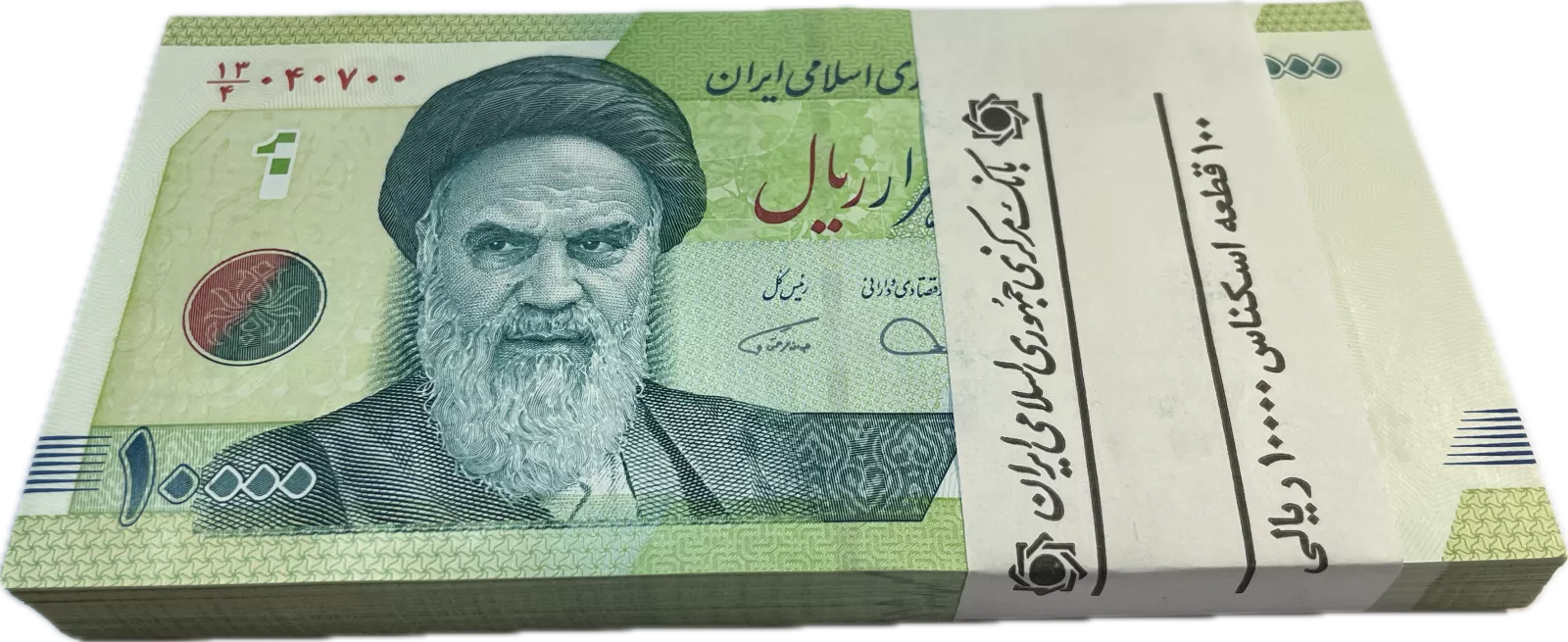 100x Irán (P 159c) 10 000 Rials (2019) - UNC