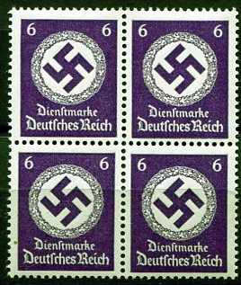 (1942) MiNr. D 169 ** 4-bl - Deutsches Reich - Služební známka