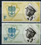 (1962) MiNr. 40 - 41 ** - Burundi  -  Znak WHO a komár Anopheles