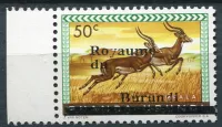 (1962) MiNr. 6 II ** - Burundi - Impala - přetisk