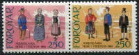 (1983) MiNr. 91 - 92 ** - Faerské ostrovy - Nové kulturní centrum