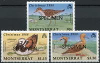 (1988) MiNr. 731 - 734 ** - Montserrat - Vánoce 1988 "SPECIMEN"