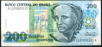 Brazílie (P 221) - 200 cruzeiros (1990) - UNC