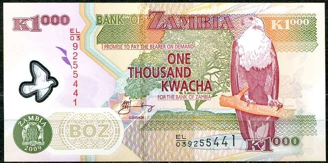 Zambia - 1000 Kwacha