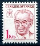 (1988) č. 2825 ** - ČSSR - 75. výročí narození Gustava Husáka