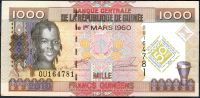 Guinea (P 43) 1000 FRANCS (2010) - UNC